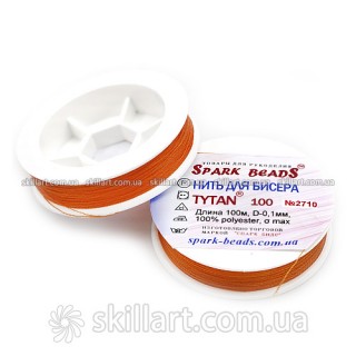 Нитки для бисера Tytan 100 Spark Beads (100м), 2710